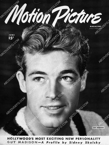 Guy Madison Motion Picture Magazine cover 6886-19