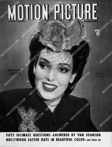 Linda Darnell Motion Picture Magazine cover 6886-28