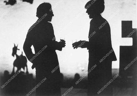 silohuette Woody Allen Diane Keaton film Manhattan 6907-25