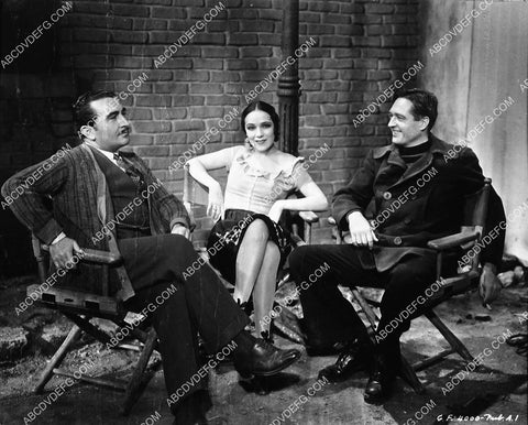 candid Edmund Lowe Dolores Del Rio w director George Fitzmaurice film The Bad One 6951-26