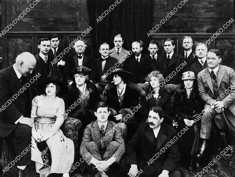 Carl Doc Willat, Niles Welch and the whole company circa 1915 Willat Studios 6975-034