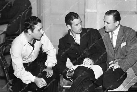 candid George Raft Gary Cooper director Henry Hathaway Souls at Sea 7016-33