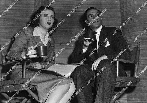 candid Deanna Durbin and co star on set film Christmas Holiday Gene Kelly 7019-025