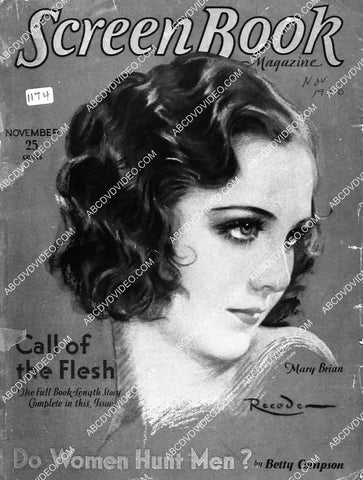 Mary Brian Screen Book magazine cover 7022-018