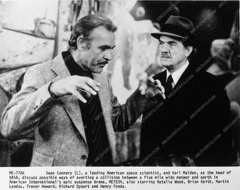 Sean Connery Karl Malden sci-fi film Meteor 7265-09