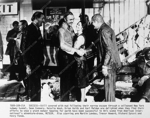 Sean Connery Karl Malden Natalie Wood sci-fi film Meteor 7265-15
