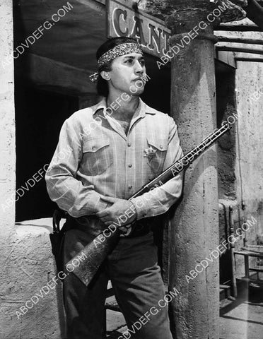 Michael Ansara w his rifle TV Law of the Plainsman 7319-31
