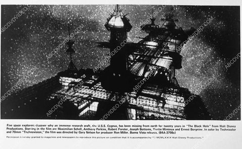 spaceship platform sci-fi film The Black Hole 7391-10