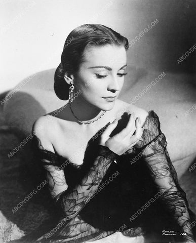 beautiful Anne Jeffreys in black lace dress 7541-21