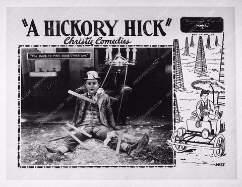 Bobby Vernon silent film comedy short A Hickory Hick 7634-29