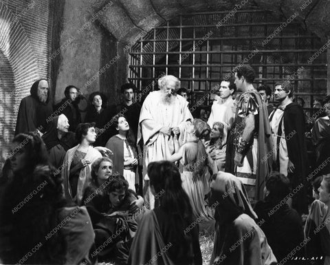 Robert Taylor and cast film Quo Vadis 7704-25