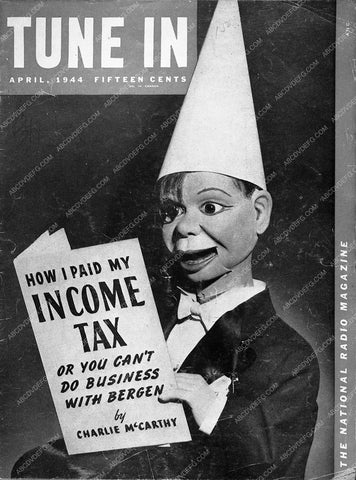 Tune In Magazine Charlie McCarthy CPA does his income tax 7717-01