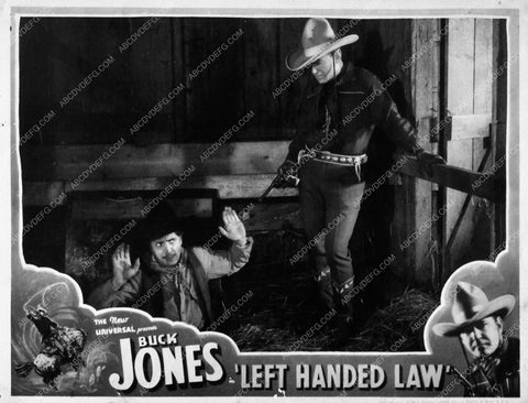 ad slick Buck Jones Left Handed Law 8129-17