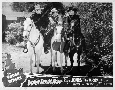 ad slick Buck Jones Down Texas Way 8129-18