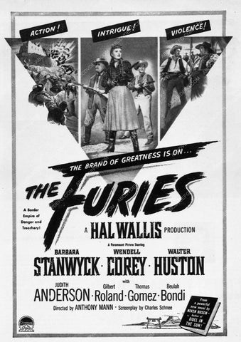 ad slick Barbara Stanwyck The Furies 8173-01