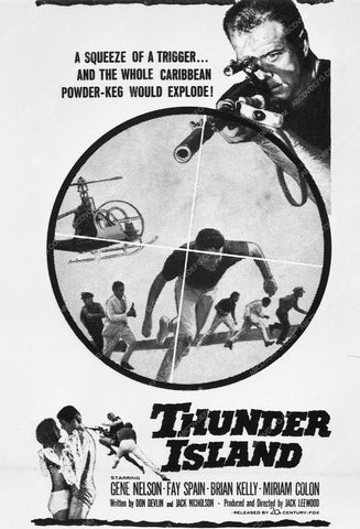 ad slick Gene Nelson Brian Kelly Thunder Island 8173-05