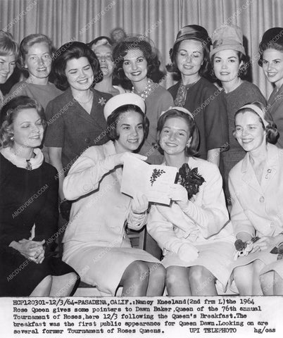 1964 Rose Queen Dawn Baker former Tournament of Roses winners 81bx01-103