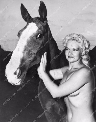 1936 news photo Tanya Queen of Nudists Lady Godiva for San Diego expo 81bx01-119