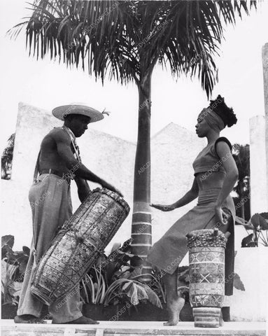 Port-Au-Prince Haiti Jeanne Ramon dances Voodoo Drums of Ti Roro 81bx01-213