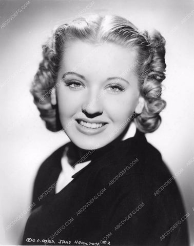 beautiful portrait RKO actress Jane Hamilton 81bx01-309