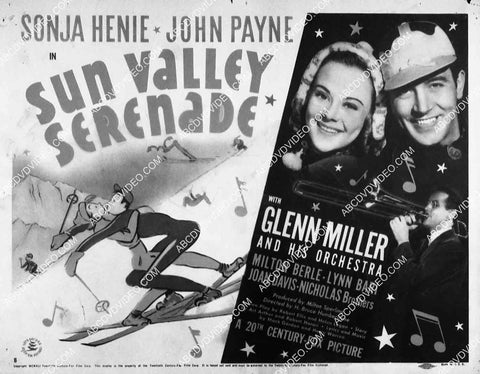 Sonja Henie John Payne film Sun Valley Serenade 8213-2