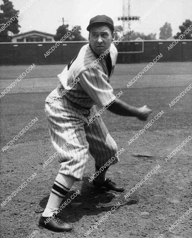 George O'Brien pitching for Hollywood All-Stars Baseball team 8213-14