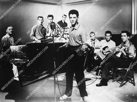 Frankie Avalon and cast film Jamboree 8220-4