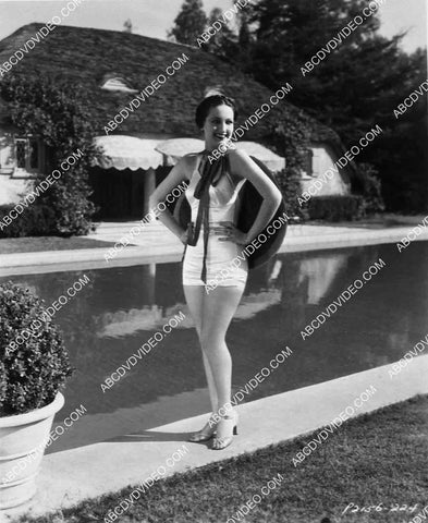 shapely Dorothy Lamour modeling her new swimsuit 8242-13
