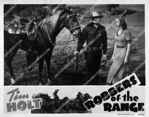 Tim Holt Virginia Vale film Robbers of the Range 8274-12