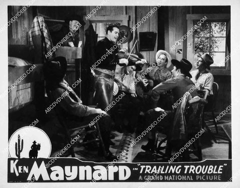 Ken Maynard film Trailing Trouble 8274-21