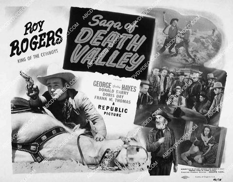 Roy Rogers film Saga of Death Valley 8274-35