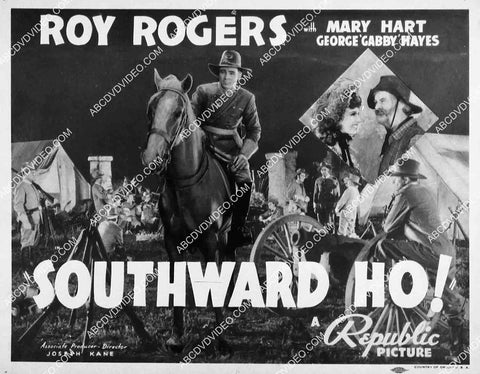 Roy Rogers film Southward Ho 8274-36