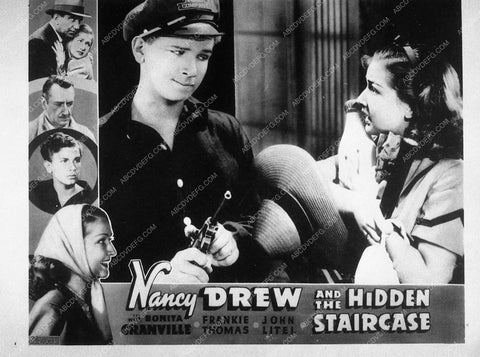 Bonita Granville Frankie Thomas film Nancy Drew & Hidden Staircase 8611-34
