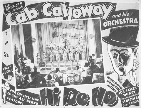 ad slick Cab Calloway Hi De Ho 8761-09