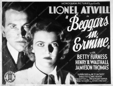 ad slick Lionel Atwill Beggars In Ermine 8823-25