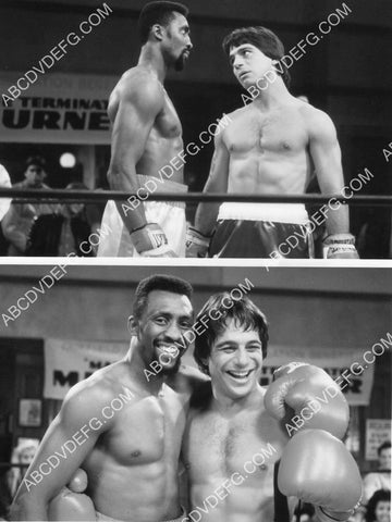 Tony Danza and boxing legend Thomas Hearns TV Who's the Boss 8B11-026