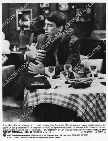 Alyssa Milano Tony Danza TV Who's the Boss 8B11-062