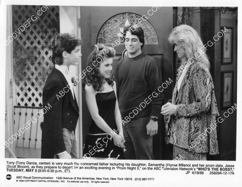 Scott Bloom Alyssa Milano Tony Danza Judith Light TV Who's the Boss 8B11-075