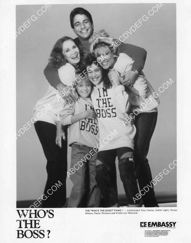 Alyssa Milano Judith Light Danny Pintauro Tony Danza Katherine Helmond TV Who's the Boss 8B11-086
