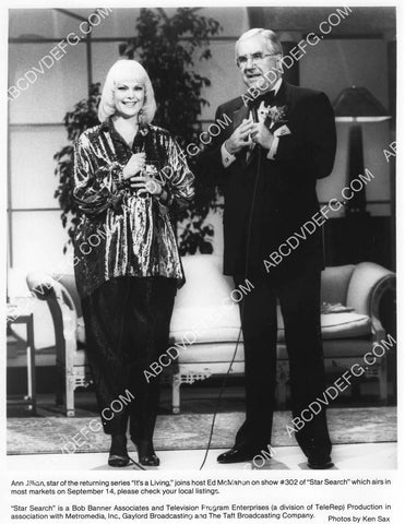 Ann Jillian Ed McMahon TV talent show Star Search 8B11-149