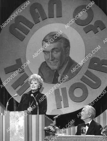Lucille Ball James Stewart on TV The Dean Martin Celebrity Roast 8B11-512