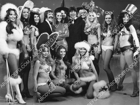 Sonny Cher Joe Namath & all 12 1972 Playboy Playmates TV The Sonny & Cher Comedy Hour 8B11-636
