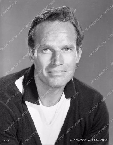 Charlton Heston portrait 8b03-191