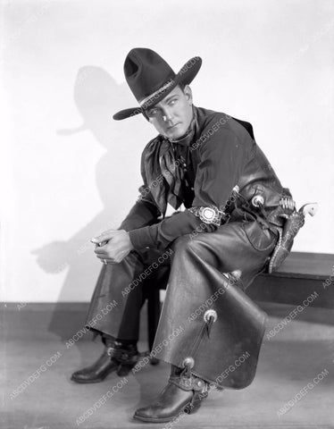 rugged cowboy star Buck Jones portrait 8b03-333