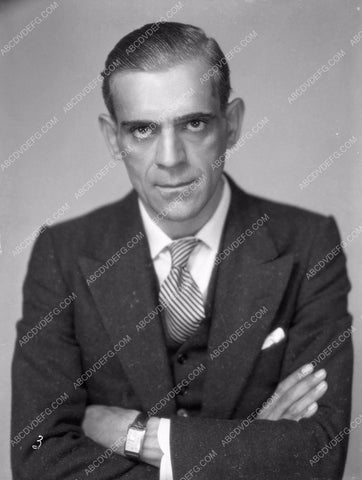 Boris Karloff portrait 8b03-385