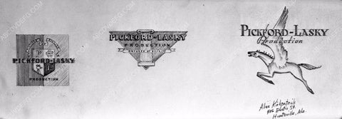various Pickford-Lasky logos 8b03-561