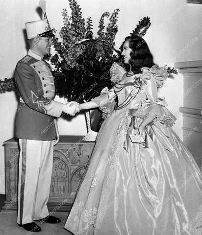 Kathryn Grayson Nelson Eddy behind the scenes MGM Studios 8b03-871
