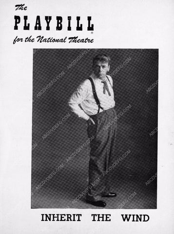 playbill for Paul Muni stage version Inherit the Wind 8b4-062