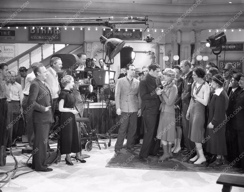 Mary Pickford Jesse Lasky visit set One Rainy Afternoon 8b4-369