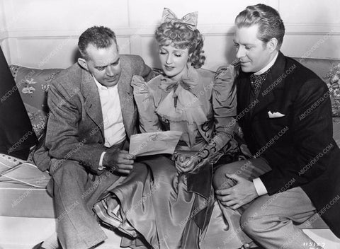 Jeanette MacDonald Nelson Eddy behind the scenes 8b4-897